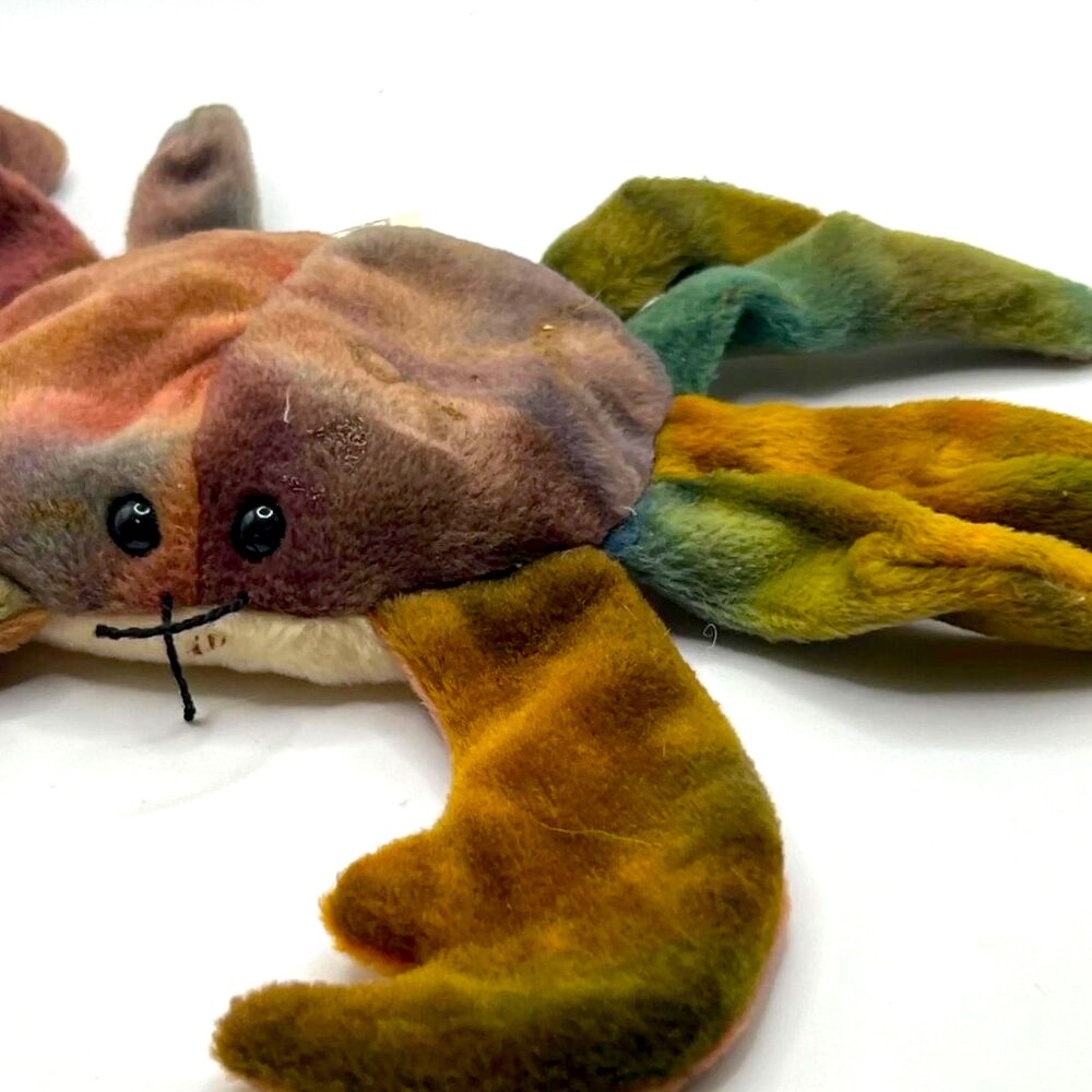 😎LAST CHANCE! $5/OR OFFERS CONSIDERED!💋 1996 Vintage Claude the crab beanie baby - Picture 4 of 6